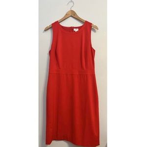 J. Crew Red Dress Size 8